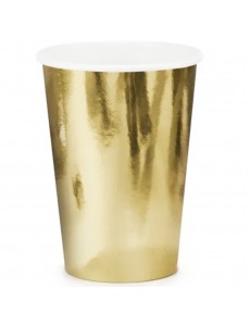 Copos Dourado Metálico